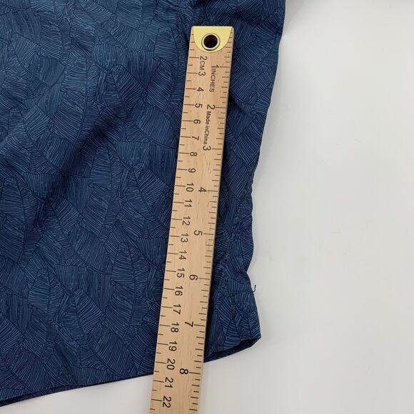 NEW VTG 1946 Swim Shorts Mens 33 Navy Blue Active Polyester Blend Stretch - Picture 9 of 12